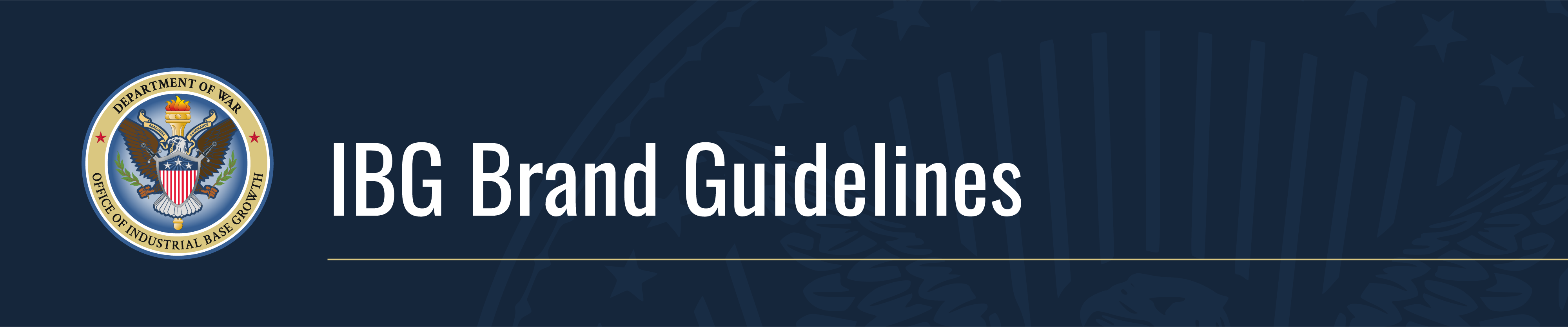 Industrial Base Growth Brand Guidelines